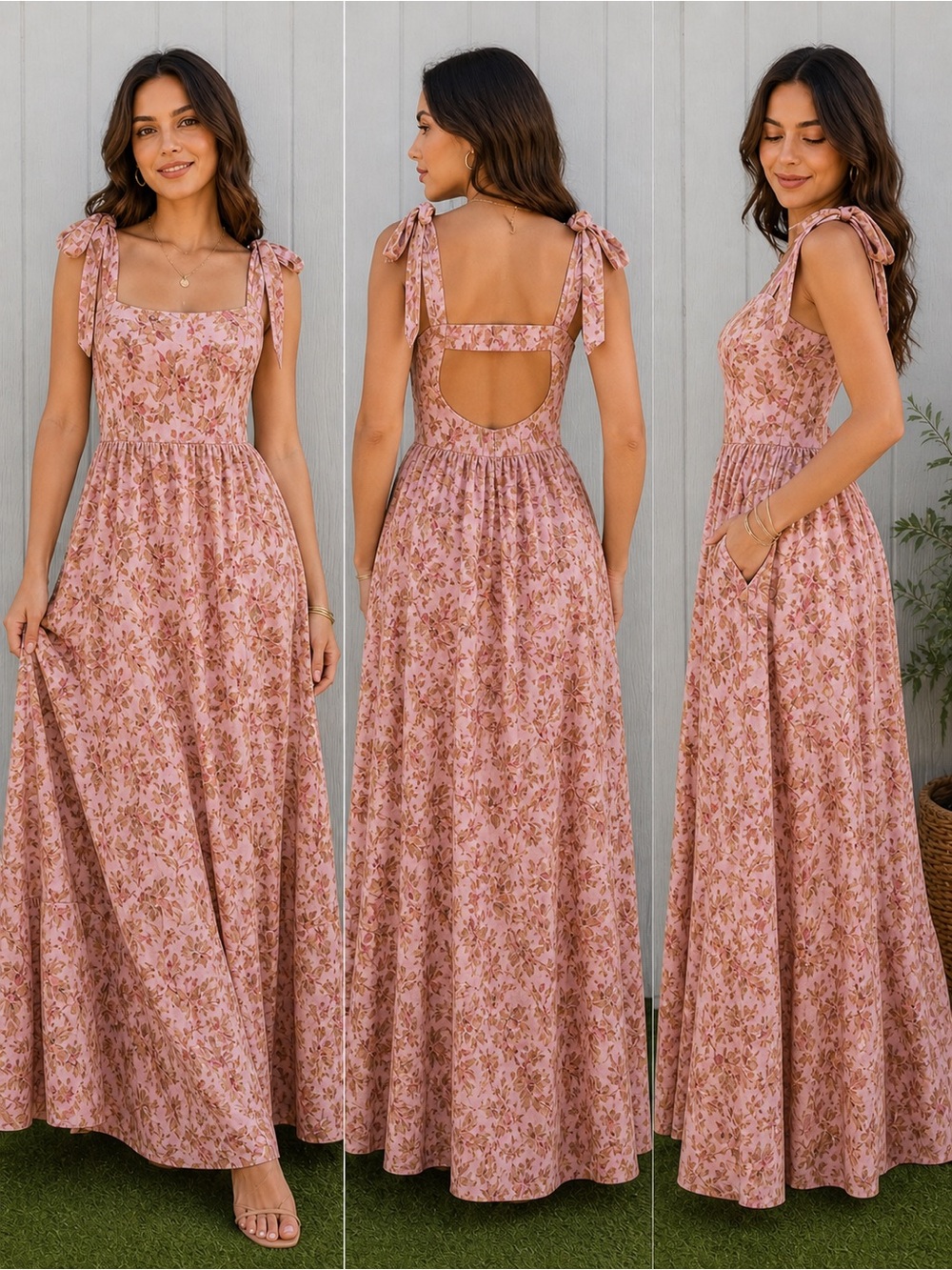 🌸 Amalie by Showpo Floral Maxi Dress – Size US 12 – NWT 🌸
